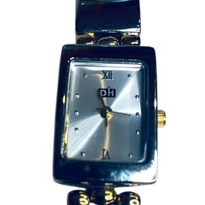 Womens Wristwatch pH Silvertone Link Watch 7-7.5 Inch